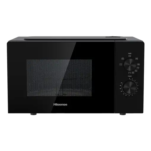 Hisense H20MOBP1G microondas Negro Microondas con grill Encimera 20 L 700 W