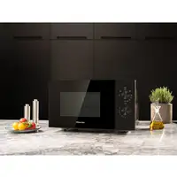 Hisense H20MOBP1G microondas Negro Microondas con grill Encimera 20 L 700 W