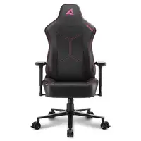 Sharkoon SGS30 Silla para videojuegos universal Asiento acolchado tapizado Negro,