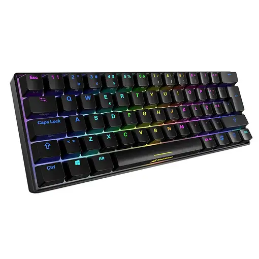 Sharkoon SGK50 S4 teclado Juego USB QWERTY Portugués Negro