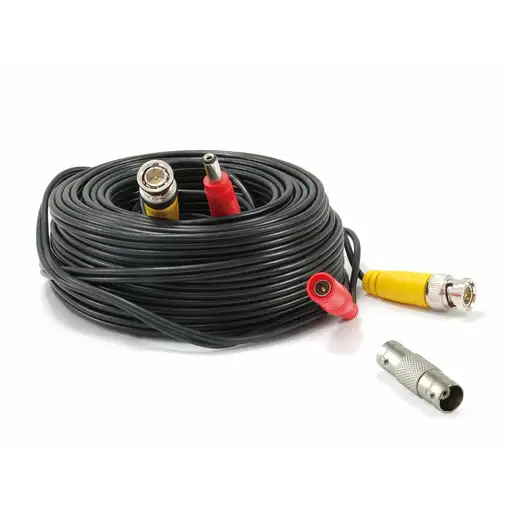 LevelOne CAS-5018 cable coaxial 18 m BNC CC Negro