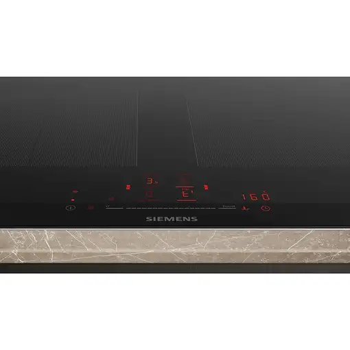 Siemens EX275HXC1E hobs Aluminio, Negro Integrado 90 cm Con placa de inducción 4 z