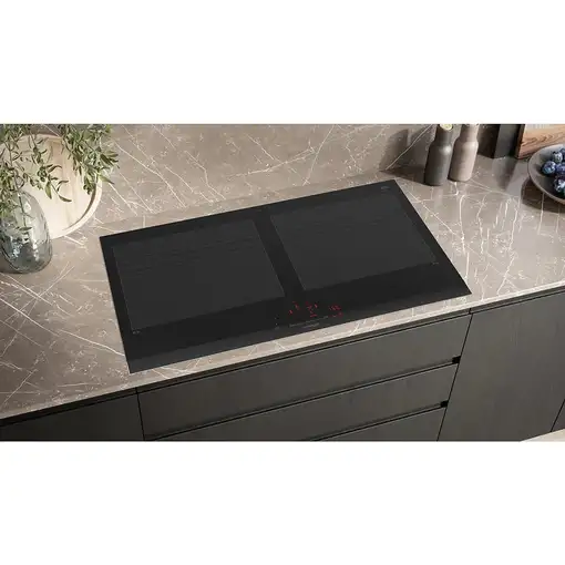 Siemens EX275HXC1E hobs Aluminio, Negro Integrado 90 cm Con placa de inducción 4 z