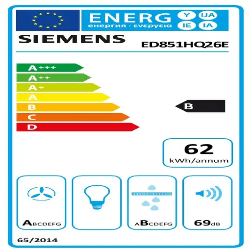 Siemens iQ500 ED851HQ26E hobs Negro Integrado 80 cm Con placa de inducción 4 zona(
