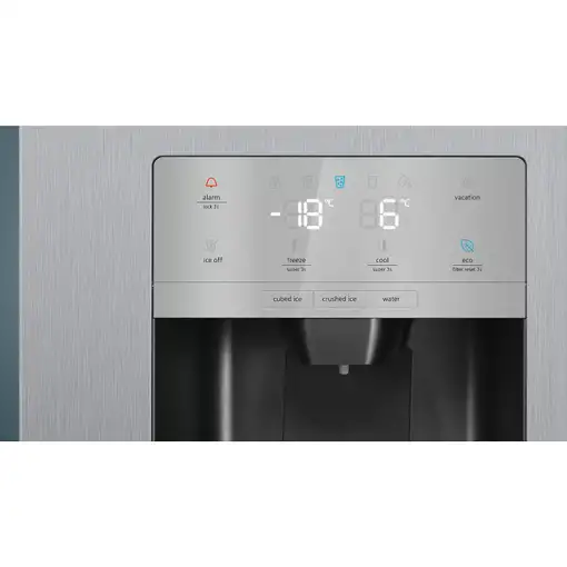 Siemens iQ500 KA93DAIEP nevera puerta lado a lado Independiente 562 L E Acero inox