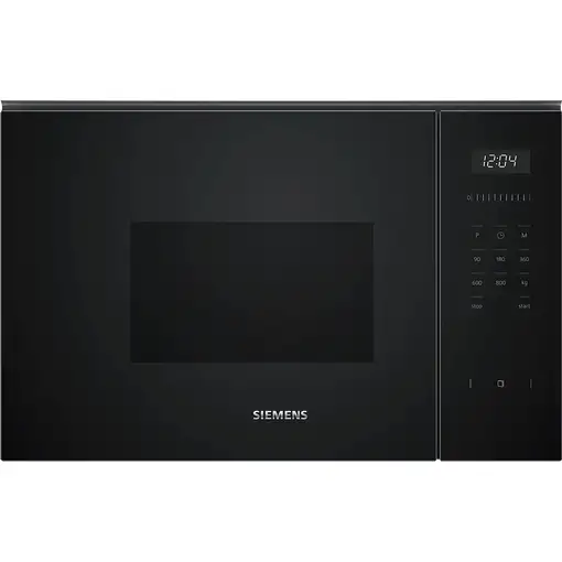 Siemens iQ500 BF525LMB1 microondas Negro Solo microondas Integrado 20 L 800 W