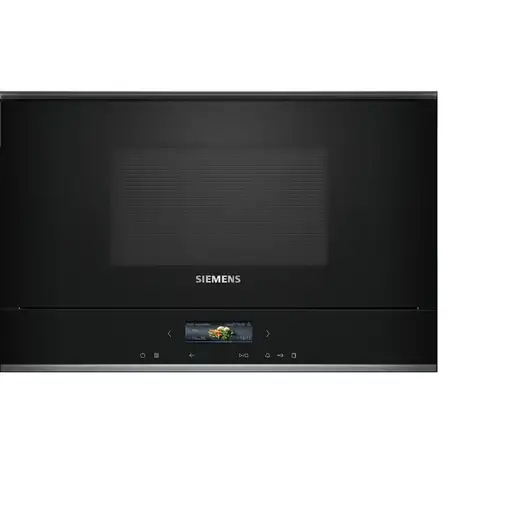 Siemens BF722R1B1 microondas Negro Solo microondas Integrado 21 L 900 W