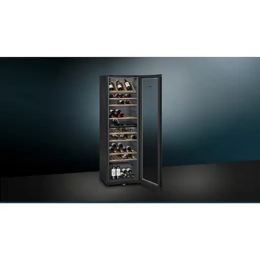 Siemens iQ500 KW36KATGA enfriador de vino Nevera de vino Independiente Gris 199 bo
