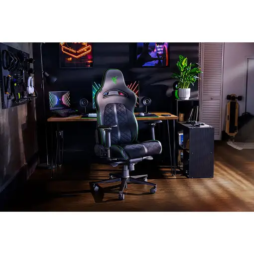 Razer Enki Silla para videojuegos de PC Asiento acolchado Negro