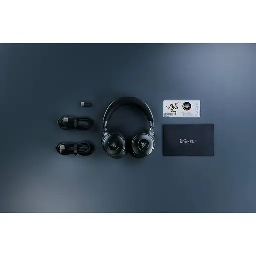 Razer Kraken V4 Auriculares Inalámbrico Diadema Juego USB tipo A Bluetooth Negro