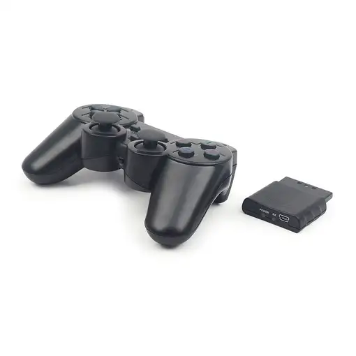 Gembird JPD-WDV-01 mando y volante Negro RF Gamepad PC, Playstation 2, Playstation
