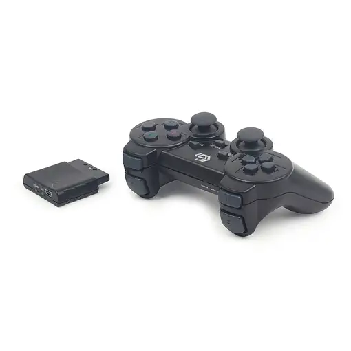 Gembird JPD-WDV-01 mando y volante Negro RF Gamepad PC, Playstation 2, Playstation