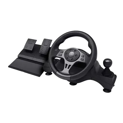 Trust GXT 289 Movi Negro USB Volante + Pedales Nintendo Switch, PlayStation 4, Xbo