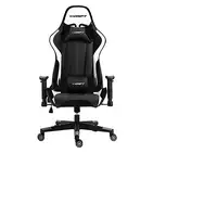 DRIFT DR175 Silla para videojuegos universal Asiento acolchado Negro, Blanco
