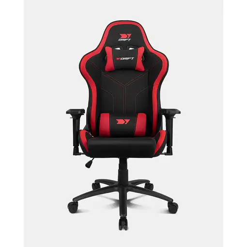 DRIFT DR110BR silla para videojuegos Butaca para jugar Asiento acolchado Negro, Ro