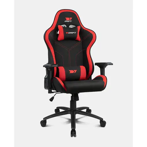 DRIFT DR110BR silla para videojuegos Butaca para jugar Asiento acolchado Negro, Ro
