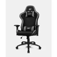 DRIFT DR110BGRAY silla para videojuegos Butaca para jugar Asiento acolchado Negro,