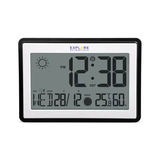 Explore Scientific RDC8002 estación meteorológica digital Negro, Blanco LCD Baterí