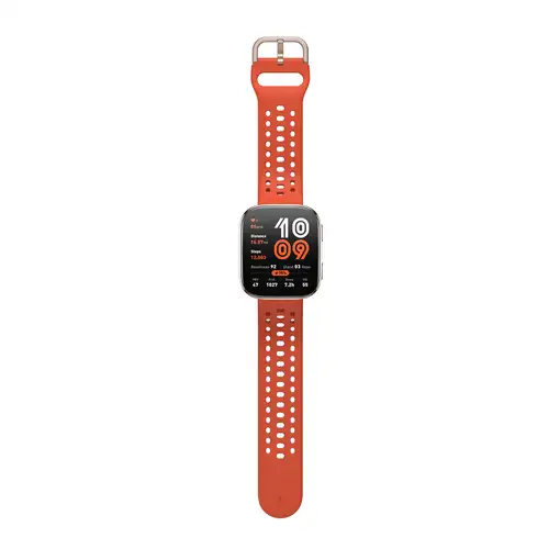 Amazfit Bip 6 Red 5 cm (1.97") AMOLED Digital 390 x 450 Pixeles Pantalla táctil Or