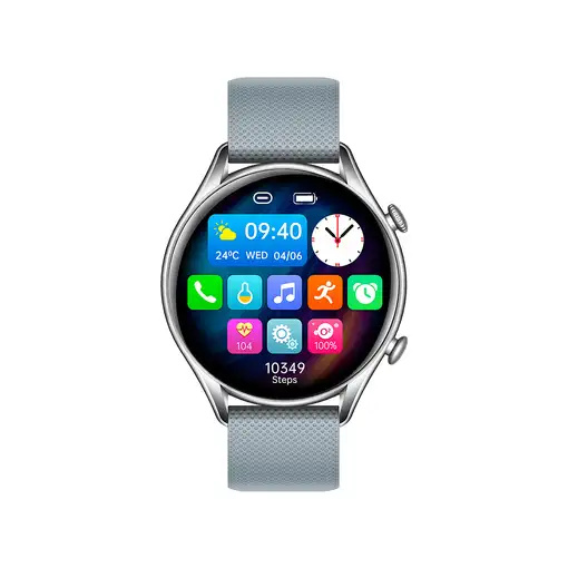 Trevi T-FIT 280 S CALL 3,35 cm (1.32'') IPS 45 mm Digital Pantalla táctil Plata