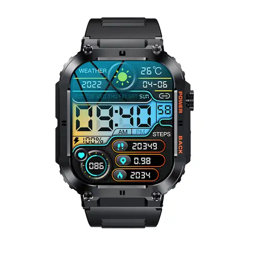 Denver SWC-191B Relojes inteligentes y deportivos 4,98 cm (1.96'') IPS Digital 320