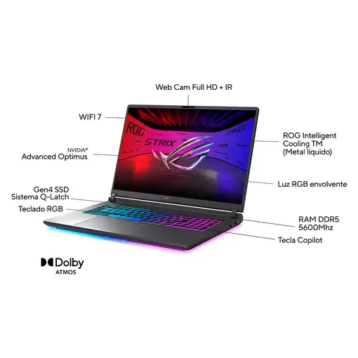 ASUS ROG Strix G18 G815JMR-S8051 - Ordenador Portátil Gaming de 18" WUXGA 144Hz (I
