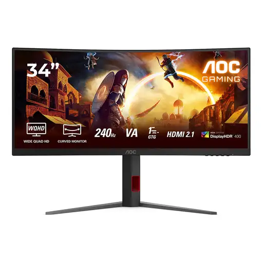 AOC G4 CU34G4Z pantalla para PC 86,4 cm (34'') 3440 x 1440 Pixeles Wide Quad HD LED