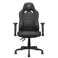 COUGAR Gaming Fusion S Black Silla para videojuegos de PC Asiento acolchado Negro
