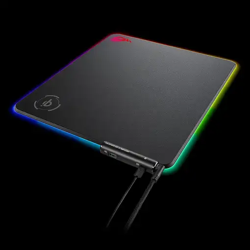 ASUS ROG Balteus Qi Alfombrilla de ratón para juegos Negro
