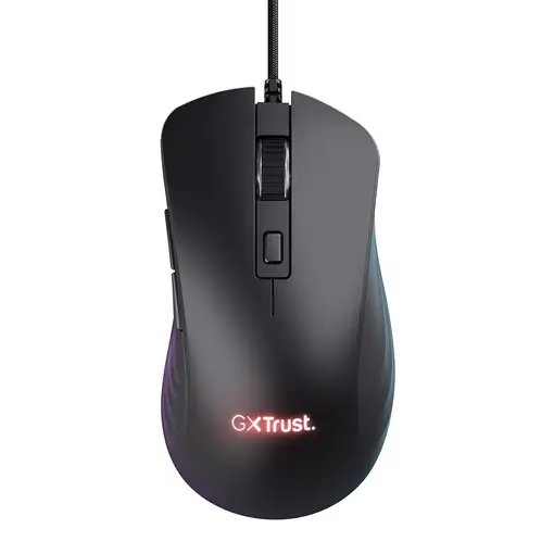 Trust GXT924 YBAR+ ratón Juego mano derecha USB tipo A Óptico 25600 DPI