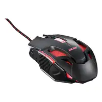 Acer Nitro Gaming NMW200 Black ratón Juego Ambidextro USB tipo A Óptico 7200 DPI