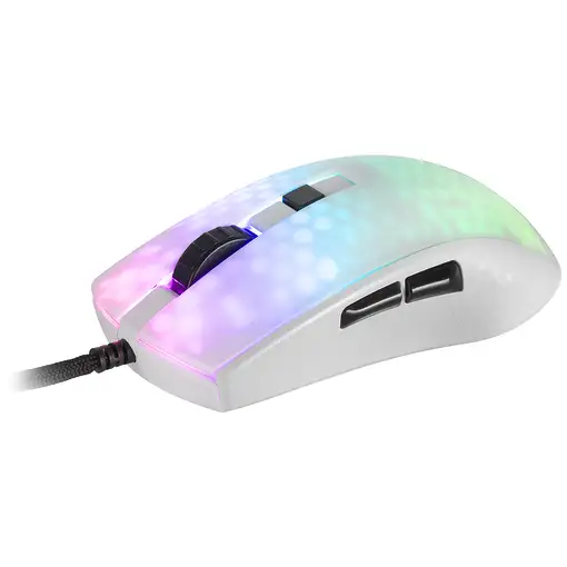 Mars Gaming MMRW, Ratón Gaming RGB Chroma, Estructura Translúcida Ultra-ligera 58