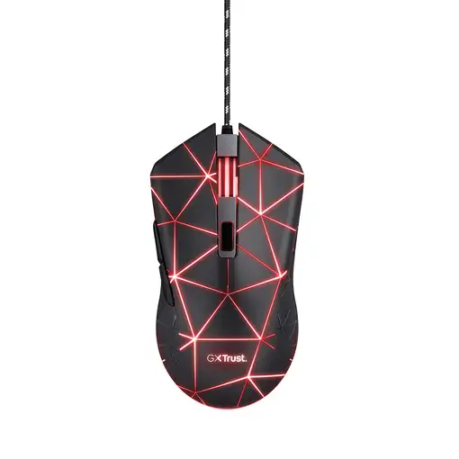 Trust GXT 133 Locx ratón Juego mano derecha USB tipo A Óptico 4000 DPI