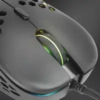 Mars Gaming MM55 Negro, Ratón Gaming RGB Chroma, Ultra-ligero 55g, 12800 DPI, Swit