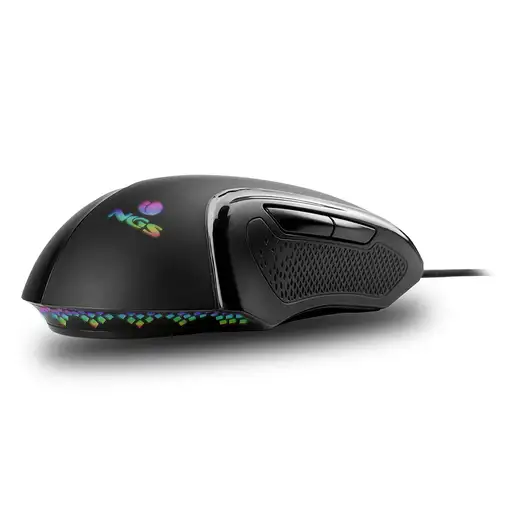 NGS GMX-125 ratón Juego Ambidextro USB tipo A Óptico 7200 DPI
