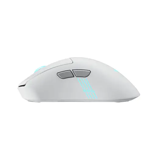 ASUS ROG Keris II Origin WHT ratón Juego mano derecha RF Wireless + Bluetooth + US