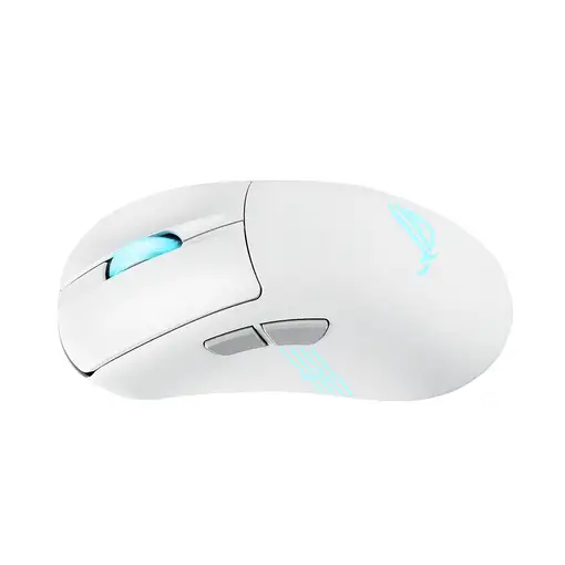 ASUS ROG Keris II Origin WHT ratón Juego mano derecha RF Wireless + Bluetooth + US