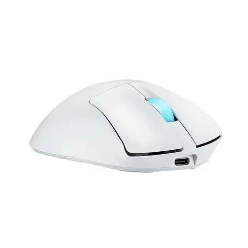 ASUS ROG Keris II Origin WHT ratón Juego mano derecha RF Wireless + Bluetooth + US