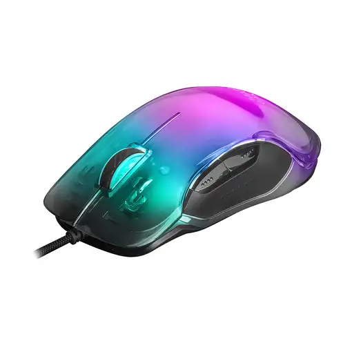 Mars Gaming MMGLOW Ratón, Negro, One size
