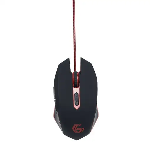 Gembird MUSG-001-R ratón Juego Ambidextro USB tipo A 2400 DPI