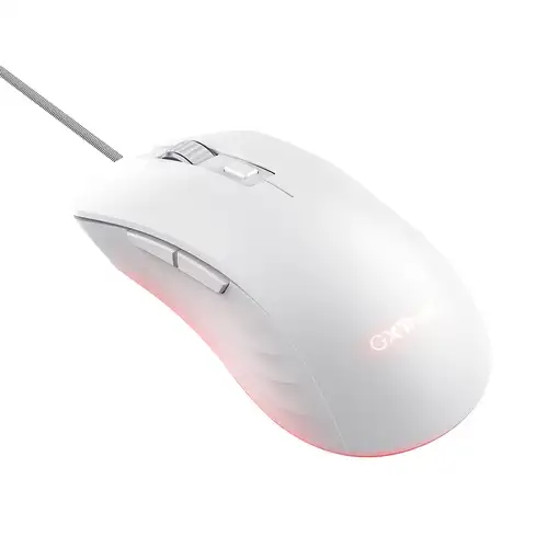 Trust GXT924W YBAR+ ratón Juego mano derecha USB tipo A Óptico 25600 DPI