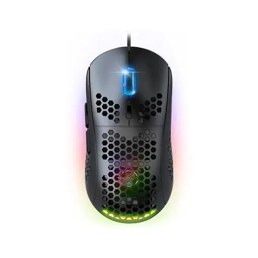 Spirit of Gamer PRO-M4 DARK ratón Juego mano derecha USB tipo A Óptico 12800 DPI