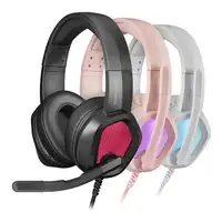 Mars Gaming MH320 Negro, Auriculares Gaming Neodimio, RGB Flow, Micrófono y Caja d