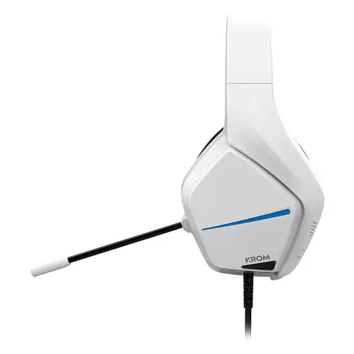 Krom Kopa Move Auriculares Alámbrico Diadema Juego Blanco