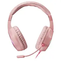 Mars Gaming MH122 Rosa, Cascos Gaming FRGB Over Ear con Micrófono, Sonido HiFi, Ca