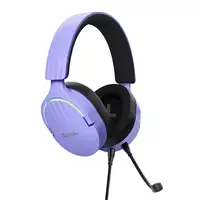 Trust GXT 490P FAYZO Auriculares Alámbrico Diadema Juego USB tipo A Negro, Púrpura