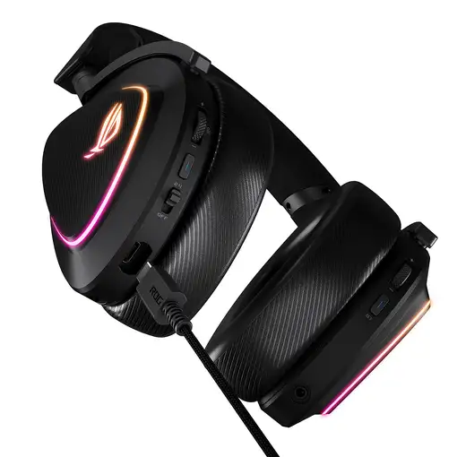 ASUS ROG DELTA II Auriculares Inalámbrico y alámbrico Diadema Juego USB Tipo C Blu