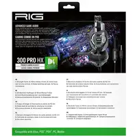 NACON RIG 300 PRO HX Auriculares Alámbrico Diadema Juego Negro