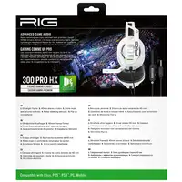 NACON RIG 300 PRO HX Auriculares Alámbrico Diadema Juego Blanco