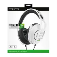 NACON RIG 300 PRO HX Auriculares Alámbrico Diadema Juego Blanco